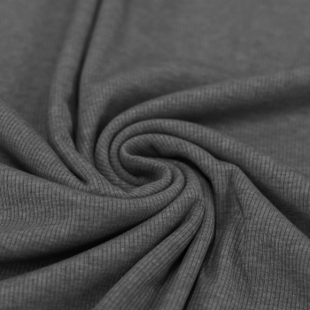 Rippstrick Jersey Dunkelgrau